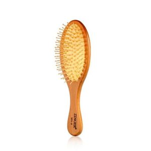 Деревянная массажная расческа Zinger с пластиковыми зубьями