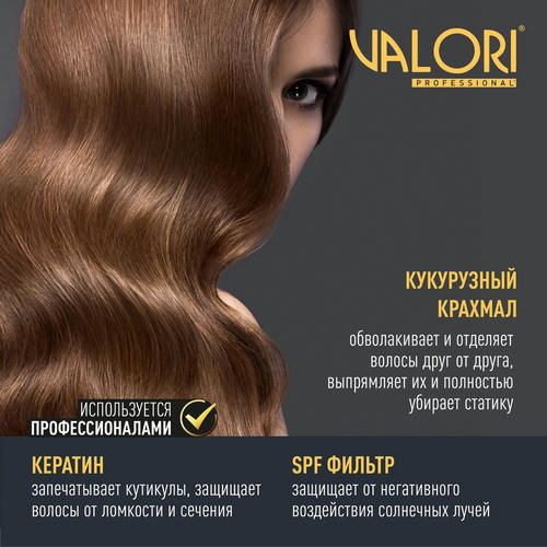 Гель - спрей для укладки волос Valori Professional "Биоламинирование" 200мл — изображение 5