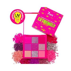 Тени для век 7 days Extremely Chick UVglow Neon 501 Pink Punk 9г