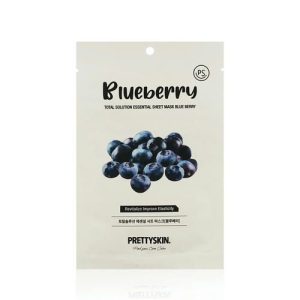 Восстанавливающая маска для лица Prettyskin "Blueberry" с экстрактом черники 23г
