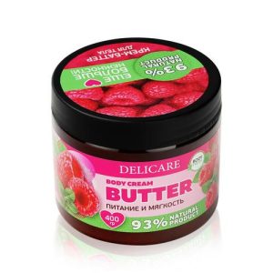 Крем - баттер для тела Delicare "малина и мелисса" 400г