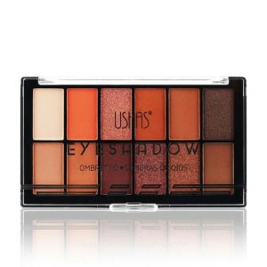 Тени для век USHAS Eyeshadow-1 12 цветов 19,2г