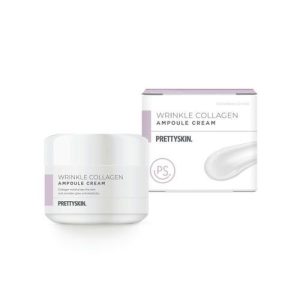 Подтягивающий ампульный крем для лица Prettyskin "Wrinkle Collagen" с коллагеном 50мл