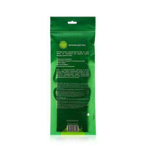 Банная мочалка - лента Aqua Joy Romantic для душа и ванны , сизаль , полиэстер , поролон 62*10см — изображение 2