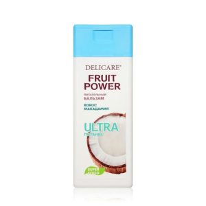 Бальзам для волос Delicare Fruit Power "Питание и Гладкость" кокос 240мл