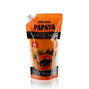 Жидкое мыло Delicare Арома "Папайя" дой-пак 500мл