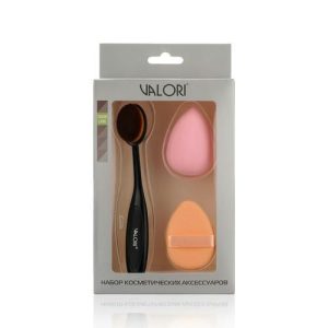 Набор косметических аксессуаров Valori ( кисть + спонж 2шт )
