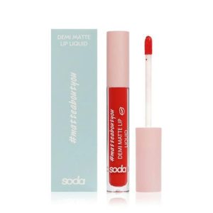 Жидкая матовая помада для губ Soda Demi Matte Lip Liquid #matteaboutyou 005, 3,5мл