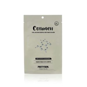 Подтягивающая маска для лица Prettyskin "Collagen" с коллагеном 23г