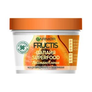 Маска для волос Fructis "Папайя Superfood" восстановление, для поврежденных волос 390мл