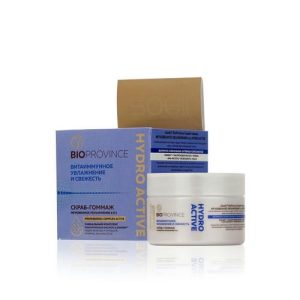 Увлажняющий скраб - гоммаж для лица Soell BioProvince Hydro Active 100мл