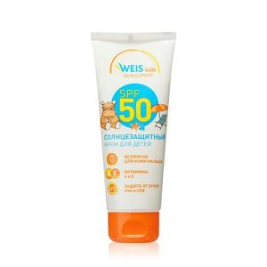 Детский крем для загара WEIS Sun Expert солнцезащитный, SPF 50 75мл