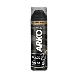 Гель Arko Men 2 в 1 для бритья и умывания "Black" 200мл