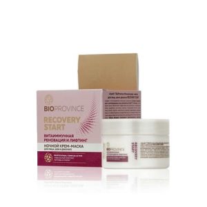 Ночной крем - маска для лица, шеи и декольте Soell BioProvince Recovery Start 100мл