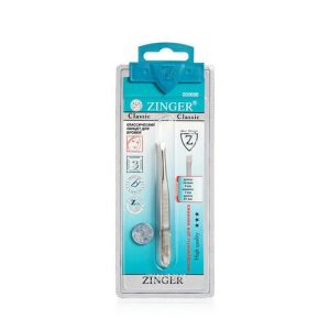 Пинцет Zinger скошенный для бровей В-158