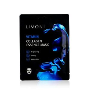 Тканевая маска для лица LIMONI Vitamin с коллагеном и витаминами 23г