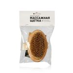 Щетка для тела для сухого массажа, без ручки, с ремнем