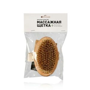 Щетка для тела для сухого массажа, без ручки, с ремнем