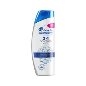 Шампунь и бальзам - ополаскиватель 2 в 1 Head and Shoulders Основной уход против перхоти для нормальных волос 400мл