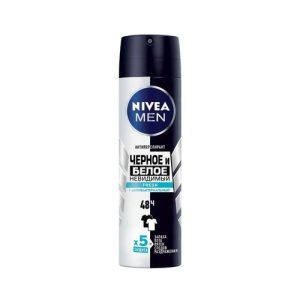 Мужской дезодорант - антиперспирант Nivea Men Невидимая защита для черного и белого "Fresh" 150мл