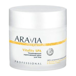 Крем для тела Aravia Professional Organic "Vitality SPA" увлажняющий, укрепляющий 300мл