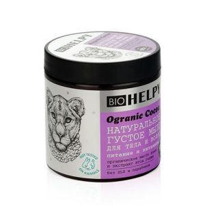 Натуральное густое мыло для тела и волос Biohelpy "питание и витамины" 500мл