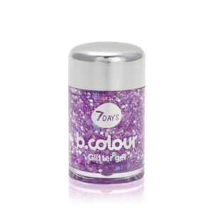 Гель - глиттер для лица и тела 7 days b.colour mini Dark Side 01 Witch every day 10г