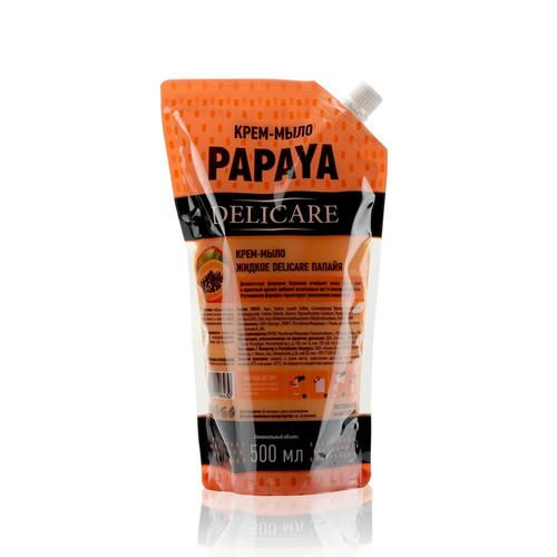 Жидкое мыло Delicare Арома "Папайя" дой-пак 500мл — изображение 2