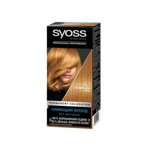 Крем - краска Syoss Color стойкая для волос 8-7 Карамельный блонд 50мл