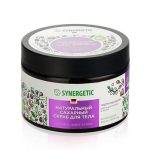 Натуральный сахарный скраб для тела Synergetic "цветущий инжир и лотос" 300мл