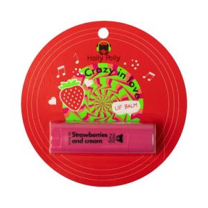 Бальзам для губ Holly Polly Crazy in Love "Strawberries and cream" 4,8г