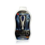 Мужской станок Carelax Expert для бритья, 5 лезвий + кассета