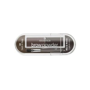 Тени для бровей Essence Brow powder set для брюнеток 02 Dark & Deep 2,3г