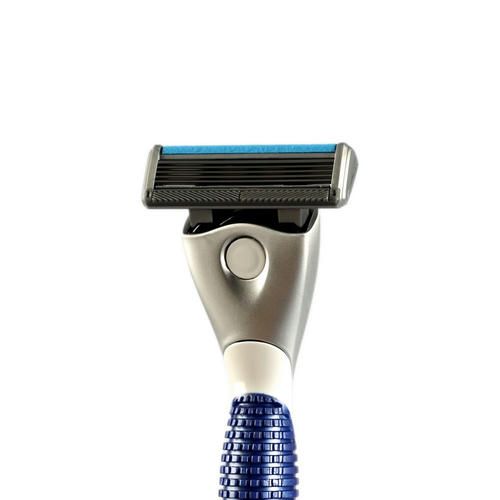 Мужские кассеты Carelax Expert для бритья, 5 лезвий, 4шт + ручка — изображение 5