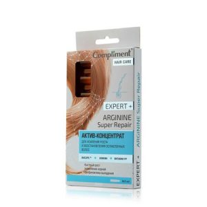 Актив - концентрат Compliment Expert+ для усиления роста и восстановления ослабленных волос 8*5мл