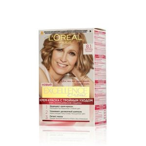 Крем - краска L`Oreal Paris Excellence Creme стойкая для волос 8.1 Светло-русый пепельный