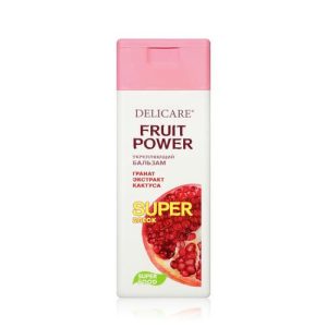 Бальзам для волос Delicare Fruit Power "укрепление и суперблеск" гранат 240мл
