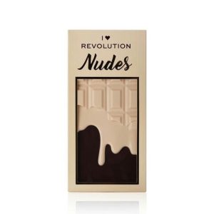 Тени для век I Heart Revolution Chocolate, Nudes, 18 цветов, 21,96г
