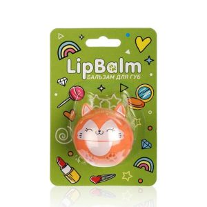 Бальзам для губ Lip Balm "Лисичка" с ароматом яблока 3,5г