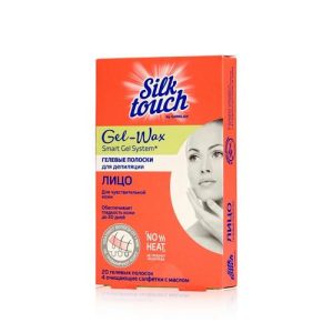 Восковые полоски для депиляции Carelax Silk Touch Gel-Wax для лица 20шт
