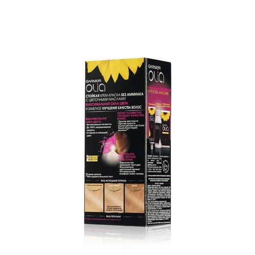 Cтойкая rрем - краска Garnier Olia для волос 10.21 Перламутровый Блонд — изображение 4