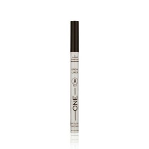 Фломастер для бровей Jeanmishel Brow Liner Triple Brush "One", 02, 0,7мл