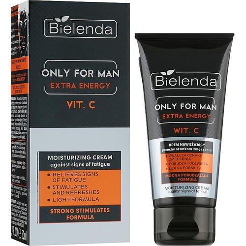 Bielenda Only For Men Extra Energy Moisturizing Cream Against Signs Of Fatigue - Увлажняющий крем против признаков усталости, 50 мл.