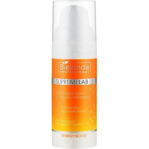 Bielenda Professional SupremeLab Energy Boost Serum Exfoliating Mask - Отшелушивающая маска с кислотами и витамином C, 50 г.
