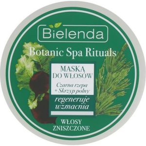 Bielenda Botanic Spa Rituals Mask - Маска "Черная репа + Полевой хвощ" для поврежденных волос, 300 мл.