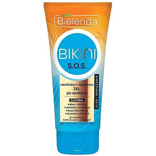 Bielenda Bikini - Увлажняющий и успокаивающий SOS-гель после загара, 150 мл.