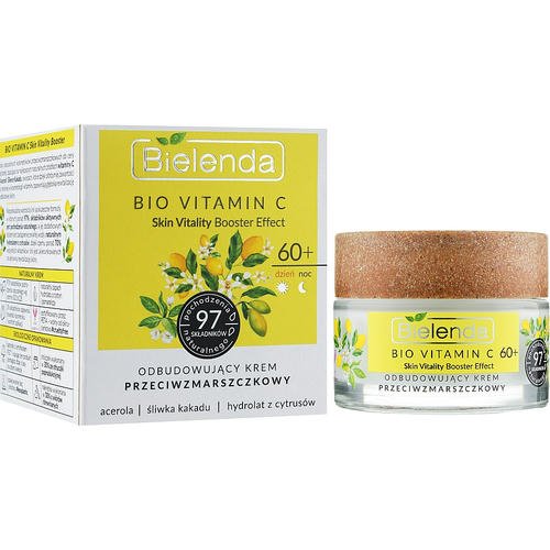 Bielenda Bio Vitamin C - Восстанавливающий крем против морщин 60+ день/ночь, 50 мл. — изображение 2