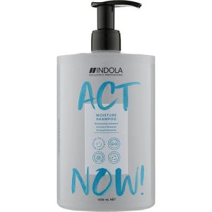Indola Act Now! Moisture Shampoo - Шампунь увлажняющий для сухих волос, 1000 мл.