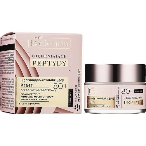 Bielenda Firming Peptides Advanced ProAge Technology - Укрепляющий и восстанавливающий дневной и ночной крем против морщин 80+, 50 мл. — изображение 2