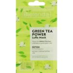 Bielenda Green Tea Power Luffa Mask 2in1 - Детокс-маска с пилингом 2в1, 8 г.